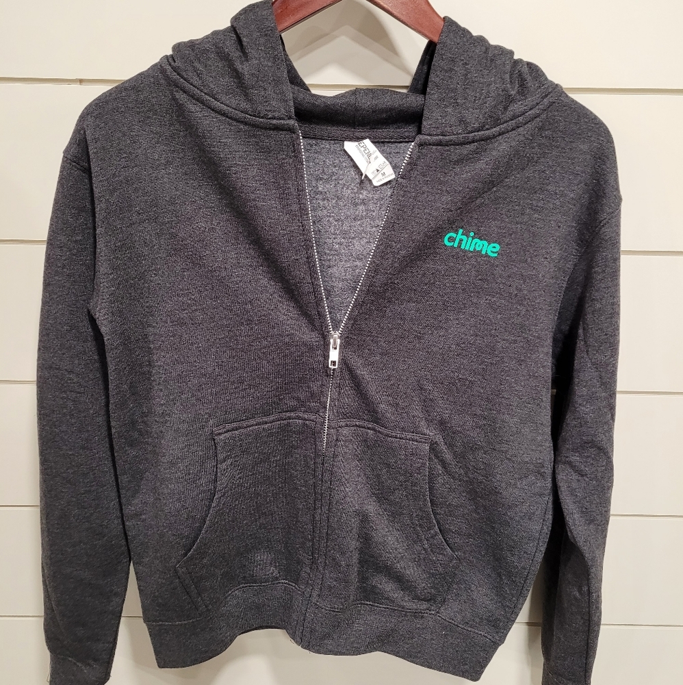 KIDS JACKET SIZE M DARK CHARCOAL GRAY